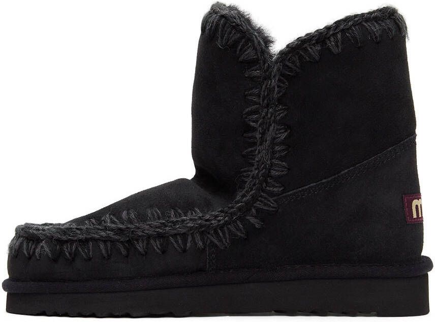 Mou Black Suede Ankle 18 Boots