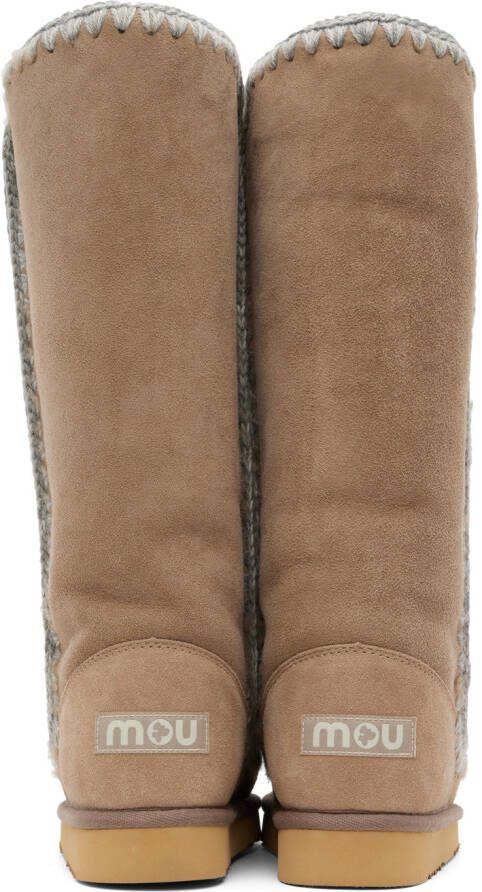 Mou Brown Suede Boots