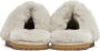 Mou Gray Sheepskin Fur Slippers - Thumbnail 2