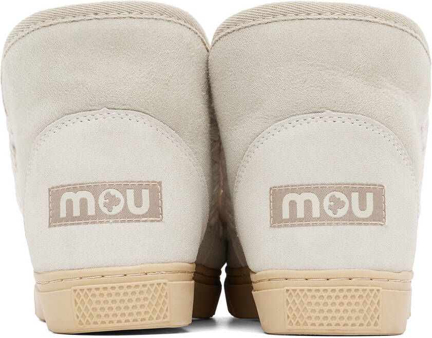 Mou Gray Suede Boots