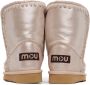Mou Kids Beige Glitter Ankle 18 Boots - Thumbnail 2