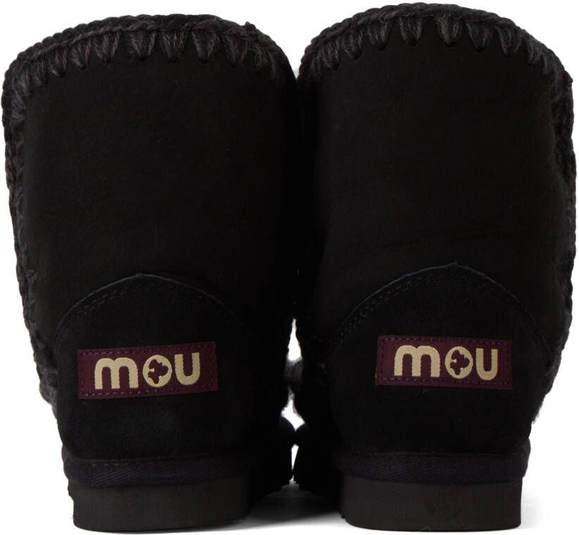 Mou Kids Black Ankle 18 Boots