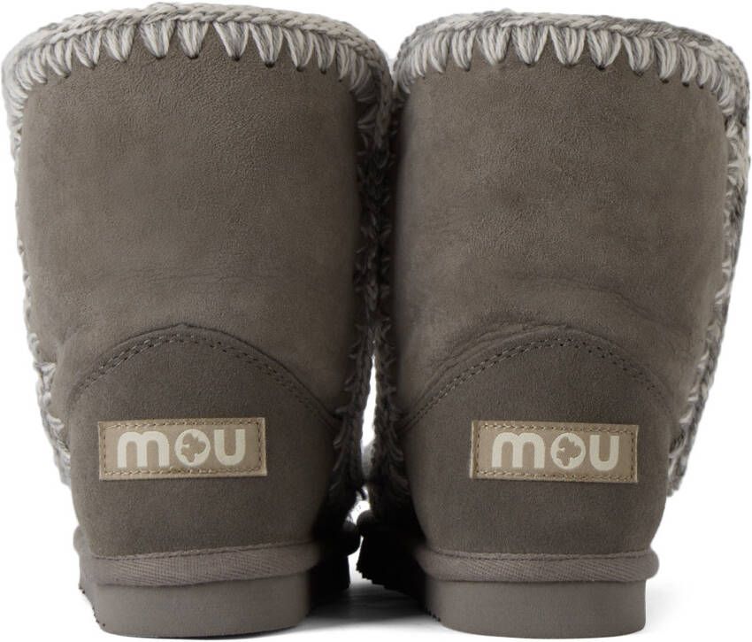 Mou Kids Grey Ankle 18 Boots