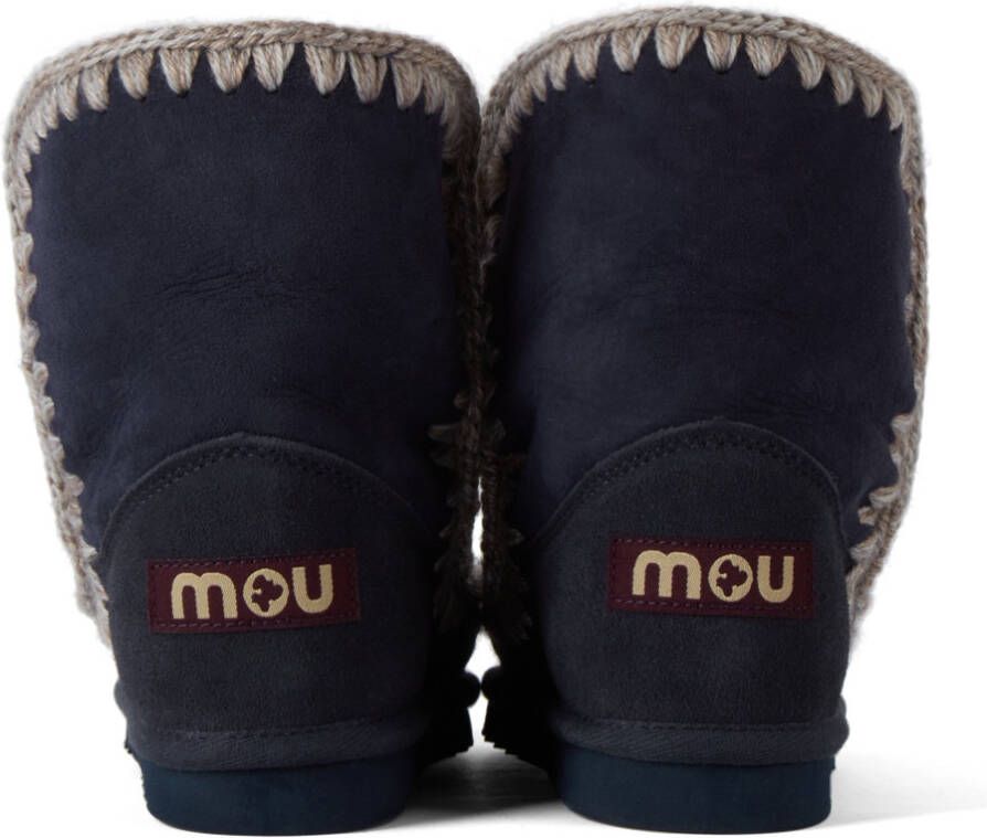 Mou Kids Navy Ankle 18 Boots