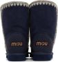 Mou Kids Navy Suede Boots - Thumbnail 2