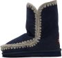 Mou Kids Navy Suede Boots - Thumbnail 3