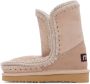 Mou Kids Pink Suede Boots - Thumbnail 3
