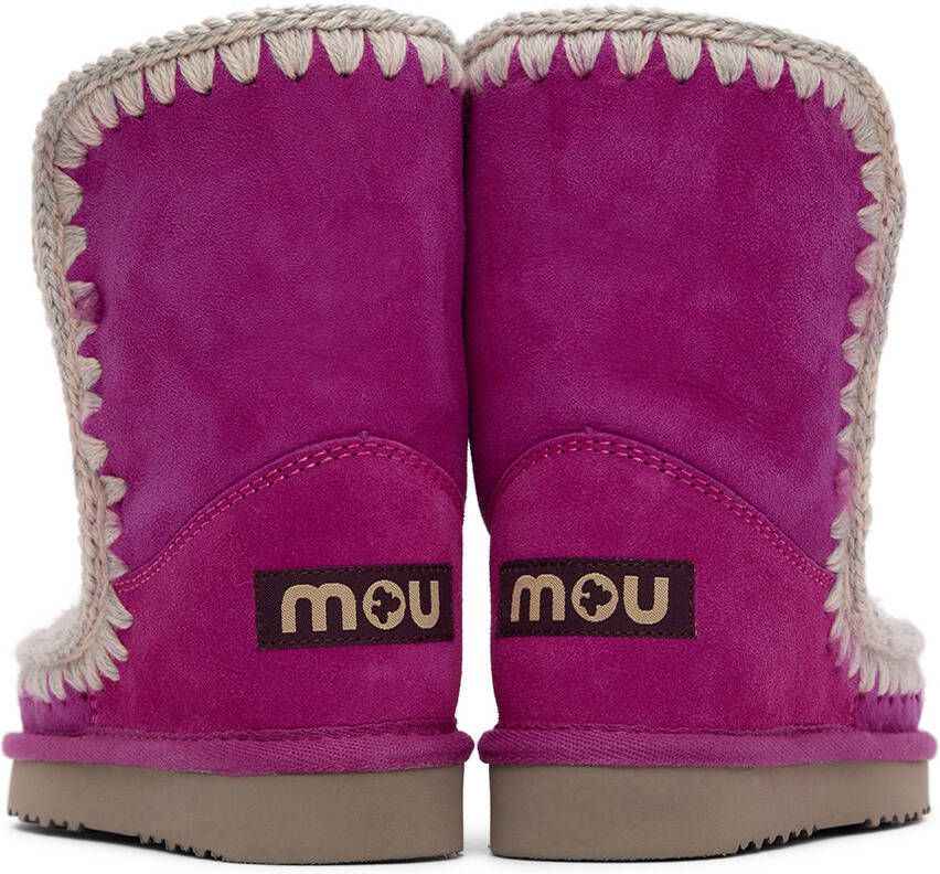 Mou Kids Purple Ankle 18 Boots