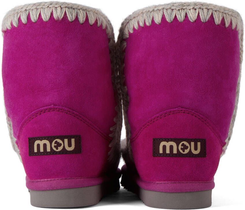 Mou Kids Purple Ankle 18 Boots