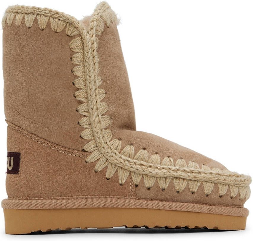 Mou Kids Taupe Ankle 18 Boots