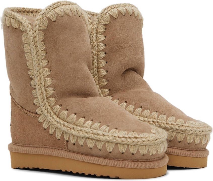 Mou Kids Taupe Ankle 18 Boots