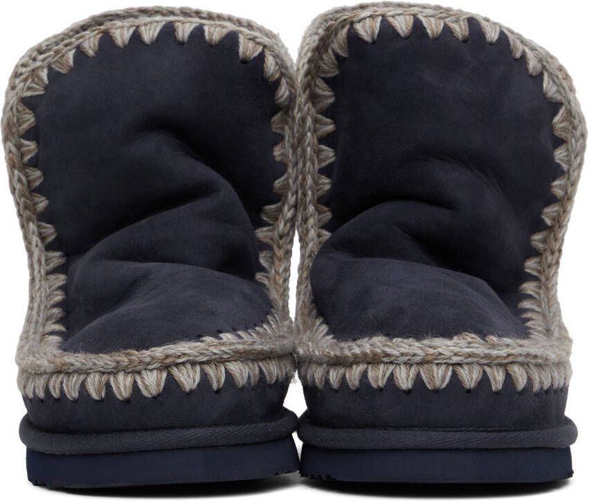 Mou Navy Ankle Boots