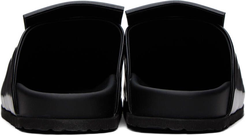 MSGM Black Tassel Slippers