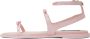 MSGM Pink Bow Flat Sandals - Thumbnail 3