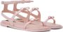 MSGM Pink Bow Flat Sandals - Thumbnail 4