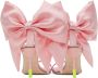 MSGM Pink Bow Heeled Sandals - Thumbnail 2