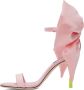 MSGM Pink Bow Heeled Sandals - Thumbnail 3