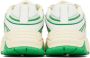 MSGM White & Green Vortex Sneakers - Thumbnail 2