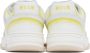 MSGM White & Yellow Scrapa UOMO Sneakers - Thumbnail 2
