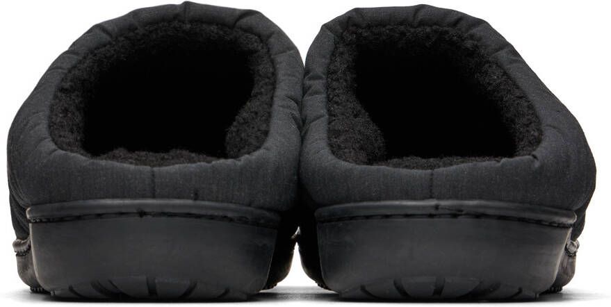 NANGA Black Subu Edition Quilted Slippers