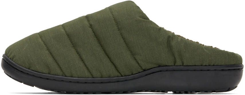 NANGA Khaki Subu Edition Quilted Slippers