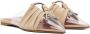 Nensi Dojaka Beige Pointed Toe Mule Flats - Thumbnail 4