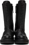 NEOUS Black Leather Spika Mid-Calf Boots - Thumbnail 2