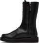 NEOUS Black Leather Spika Mid-Calf Boots - Thumbnail 3