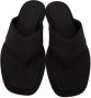 NEOUS Black Nylon Lanke Flat Sandals - Thumbnail 5