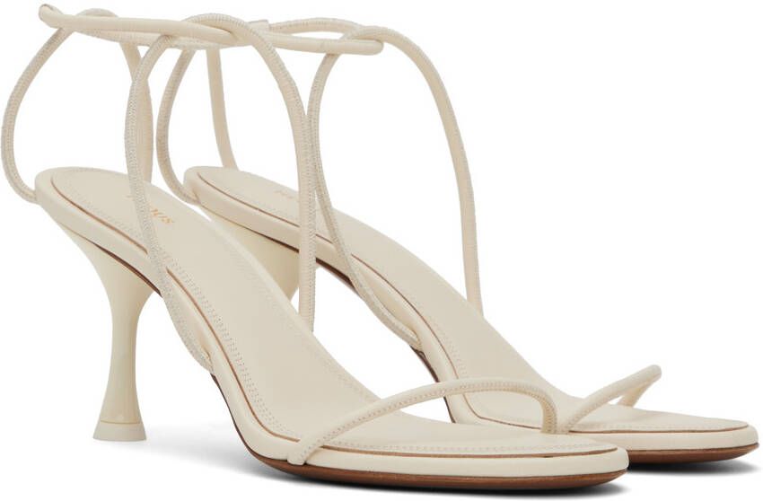 NEOUS White Nenque Heeled Sandals
