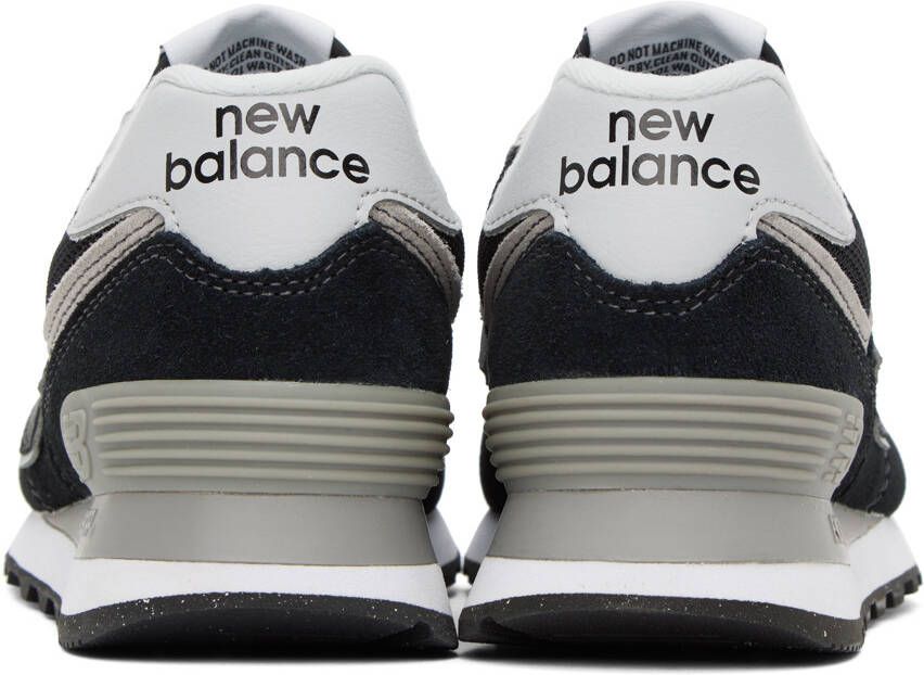 New Balance Black & Gray 574 Core Sneakers
