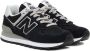 New Balance Black & Gray 574 Core Sneakers - Thumbnail 4