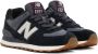New Balance Black & Gray 574 Sneakers - Thumbnail 4
