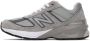 New Balance Grey Made In US 990 V5 Sneakers - Thumbnail 3