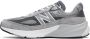 New Balance Gray Made In USA 990v6 Sneakers - Thumbnail 3