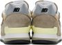 New Balance Gray & Khaki Made In USA 996 Core Sneakers - Thumbnail 2