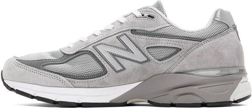 New Balance Gray Made in USA 990v4 Core Sneakers