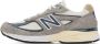 New Balance Gray Made In USA 990v4 Sneakers - Thumbnail 3