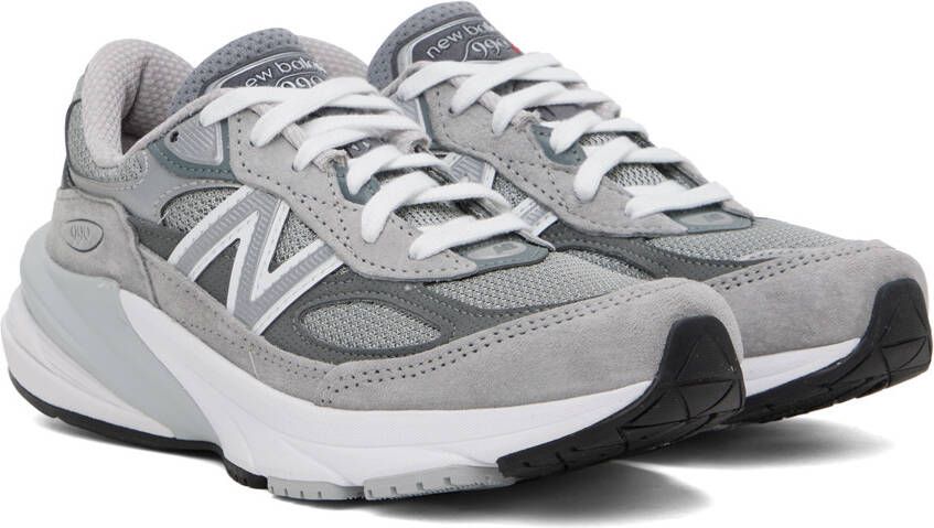 New Balance Gray Made in USA 990v6 Sneakers