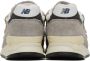 New Balance Gray & Blue Made In USA 998 Sneakers - Thumbnail 2