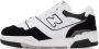 New Balance Kids White & Black 550 Sneakers - Thumbnail 3