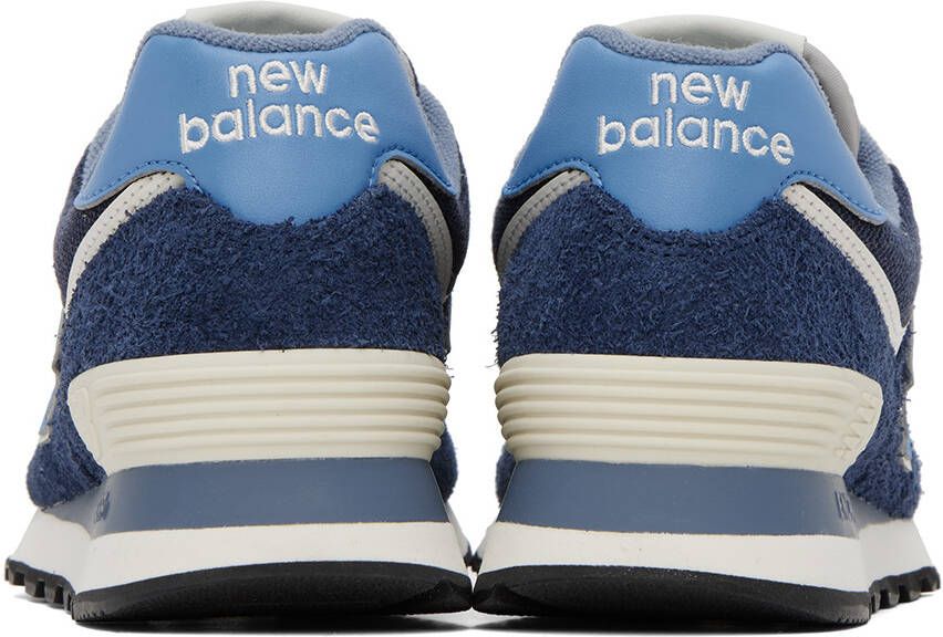 New Balance Navy 574 Sneakers