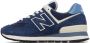 New Balance Navy 574 Sneakers - Thumbnail 3