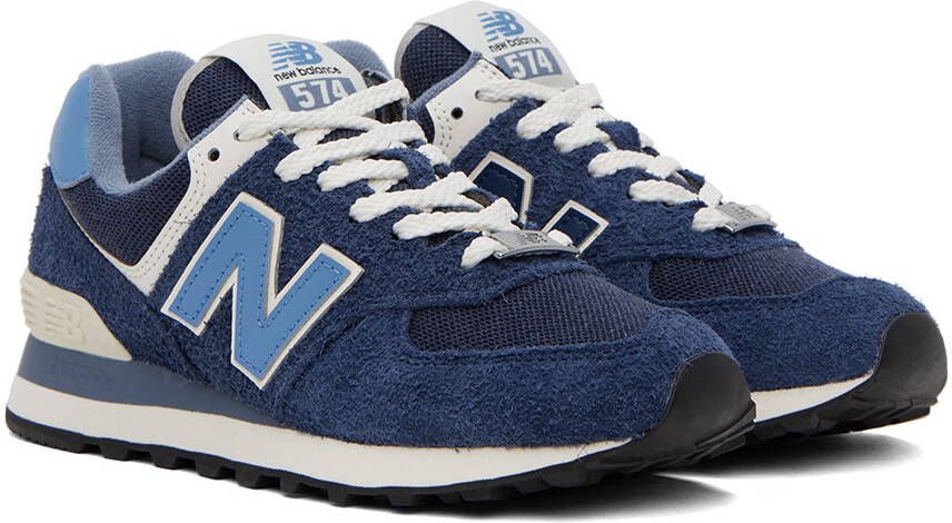 New Balance Navy 574 Sneakers