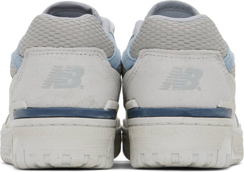 New Balance Off-White & Gray 550 Sneakers