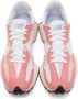 New Balance Pink & White 327 Sneakers - Thumbnail 11