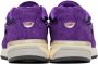 New Balance Purple Made in USA 990v4 Sneakers - Thumbnail 2