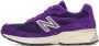 New Balance Purple Made in USA 990v4 Sneakers - Thumbnail 3