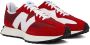 New Balance Red & White 327 Sneakers - Thumbnail 4