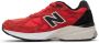 New Balance Red Made In US 990v3 Low Sneakers - Thumbnail 3